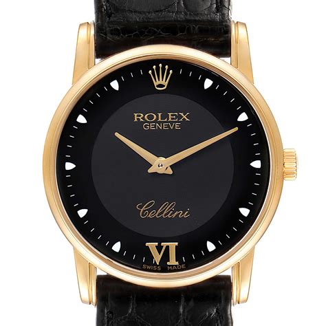 rolex cellini 18ct yellow gold|rolex cellini gold for sale.